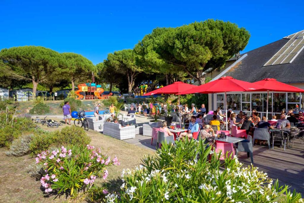 camping restaurant quiberon