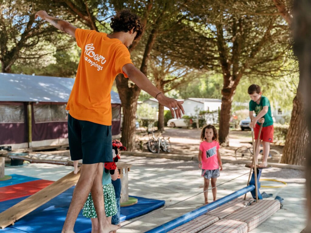 spelletjes animatie le bois d'amour camping quiberon