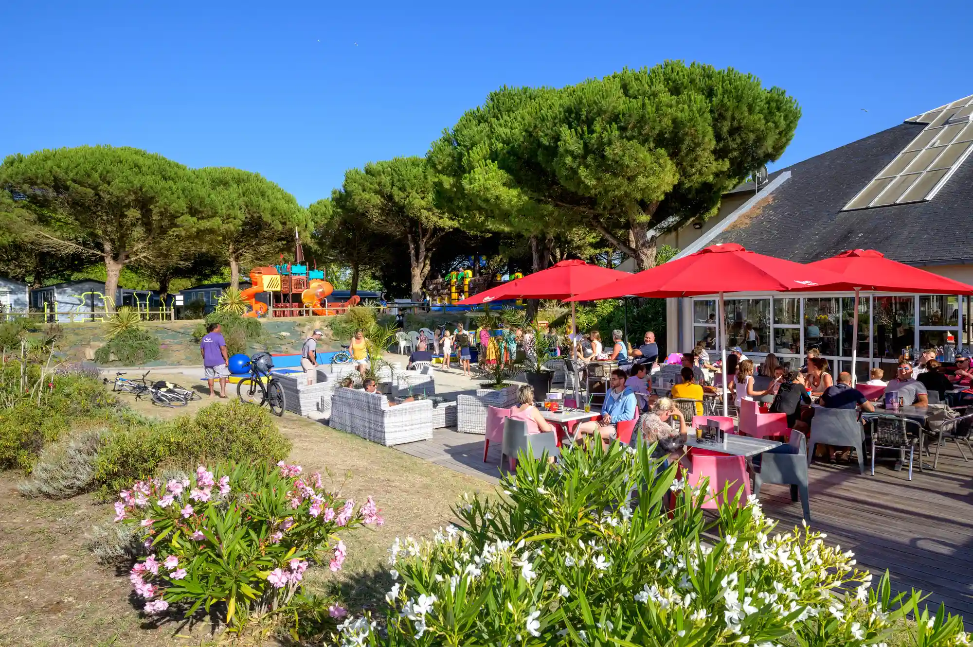 restaurant terrasse camping quiberon